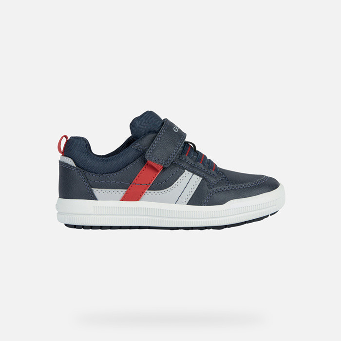 Velcro shoes ARZACH BOY Navy/Red | GEOX