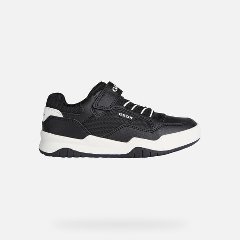 Low Top Sneakers PERTH BOY Black/White - image number 1 | GEOX
