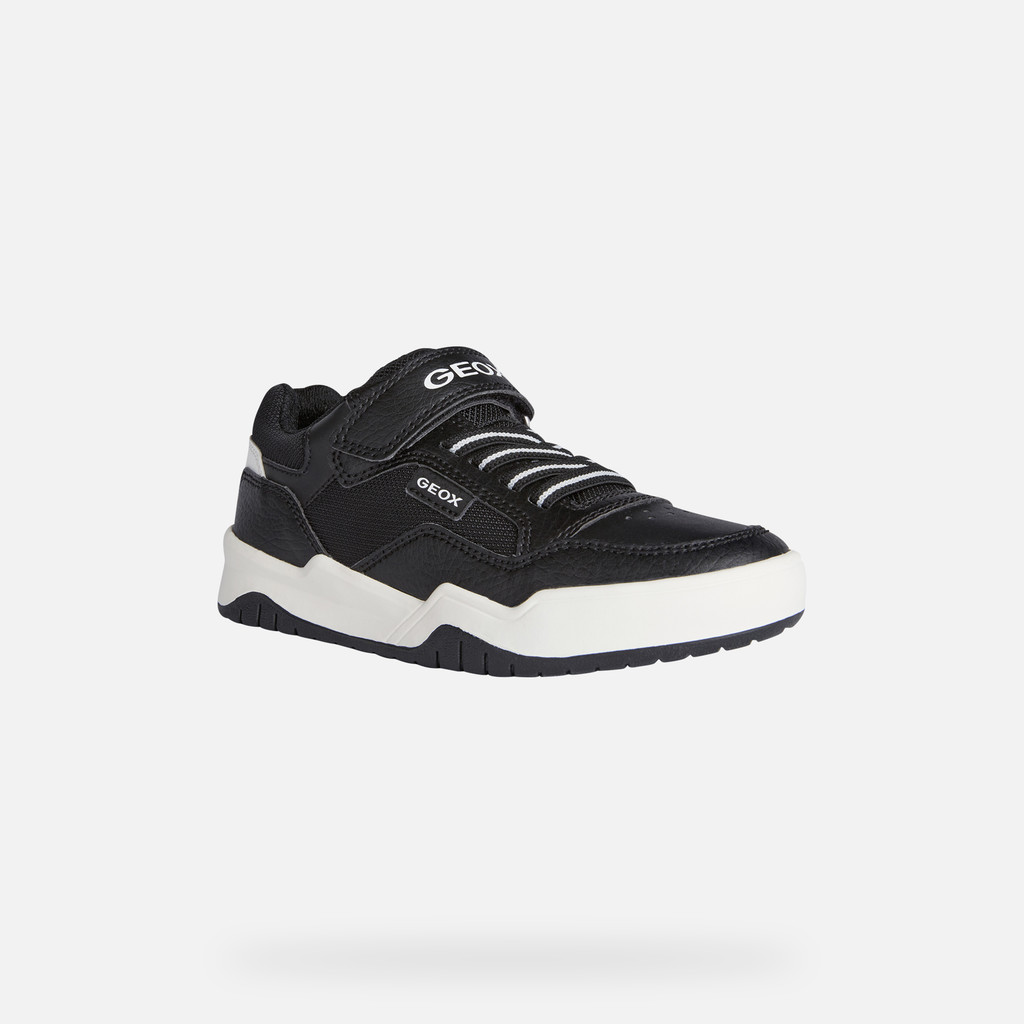 Low Top Sneakers PERTH BOY Black/White - image number 2 | GEOX