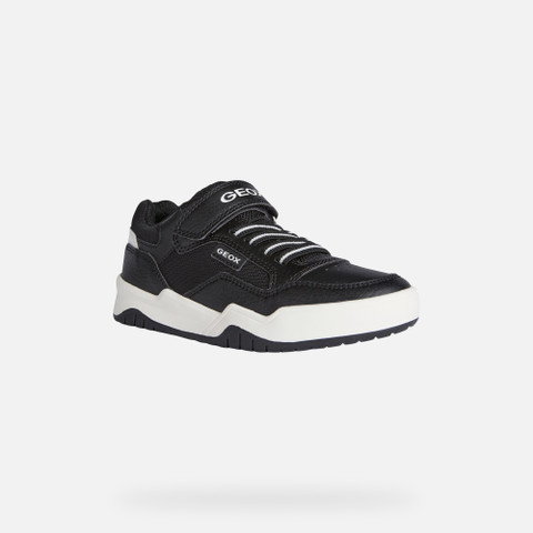 Low Top Sneakers PERTH BOY Black/White - image number 2 | GEOX