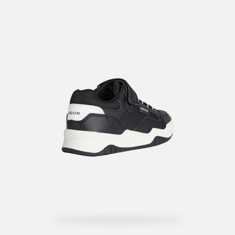 Low Top Sneakers PERTH BOY Black/White - image number 4 | GEOX
