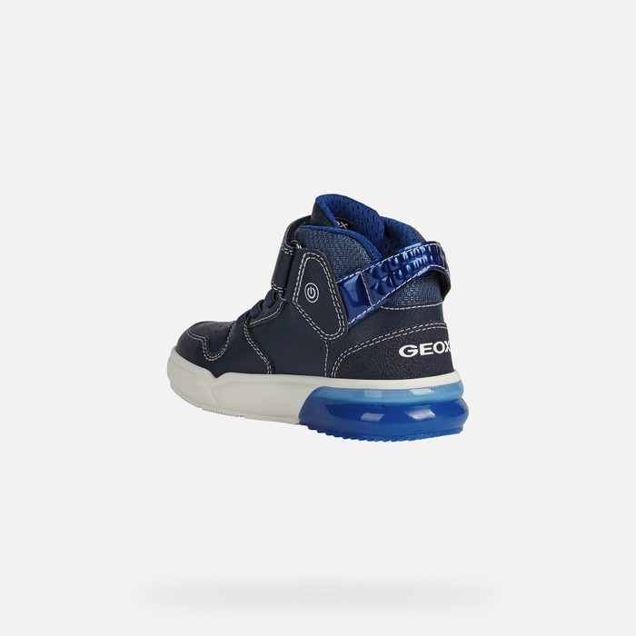 Cortar difícil compañera de clases Geox® GRAYJAY Niño: Sneakers Azul marino | Geox®