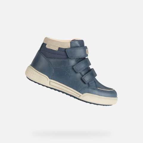 velcro shoes POSEIDO BOY Navy/Grey - image number 0 | GEOX