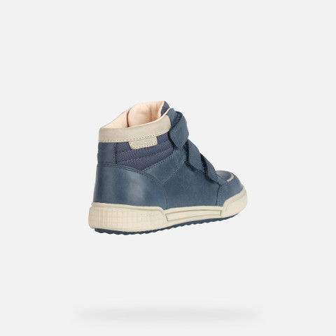 velcro shoes POSEIDO BOY Navy/Grey - image number 4 | GEOX
