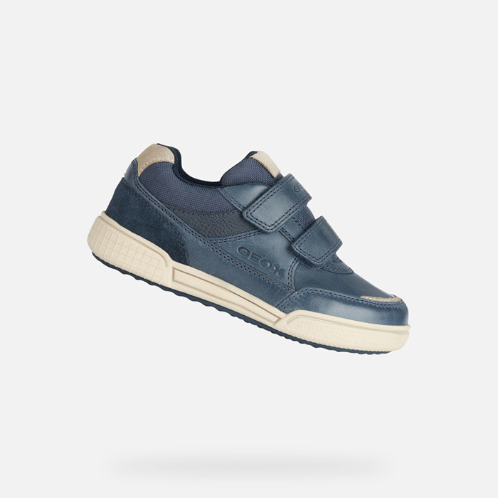 Velcro shoes POSEIDO BOY Navy/Grey | GEOX