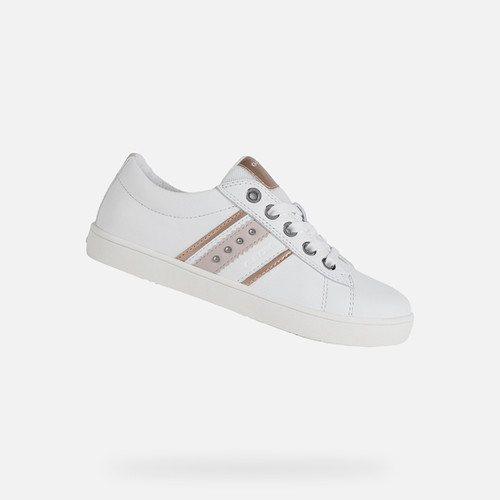 SNEAKERS FILLE KATHE FILLE - BLANC/ROSE CLAIR