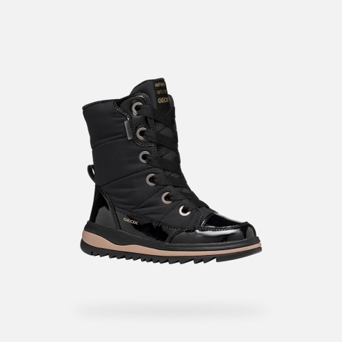 Bottines imperm&eacute;ables de neige ADELHIDE ABX FILLE Noir - image number 2 | GEOX