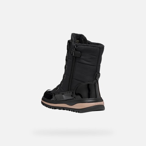 Bottines imperm&eacute;ables de neige ADELHIDE ABX FILLE Noir - image number 3 | GEOX