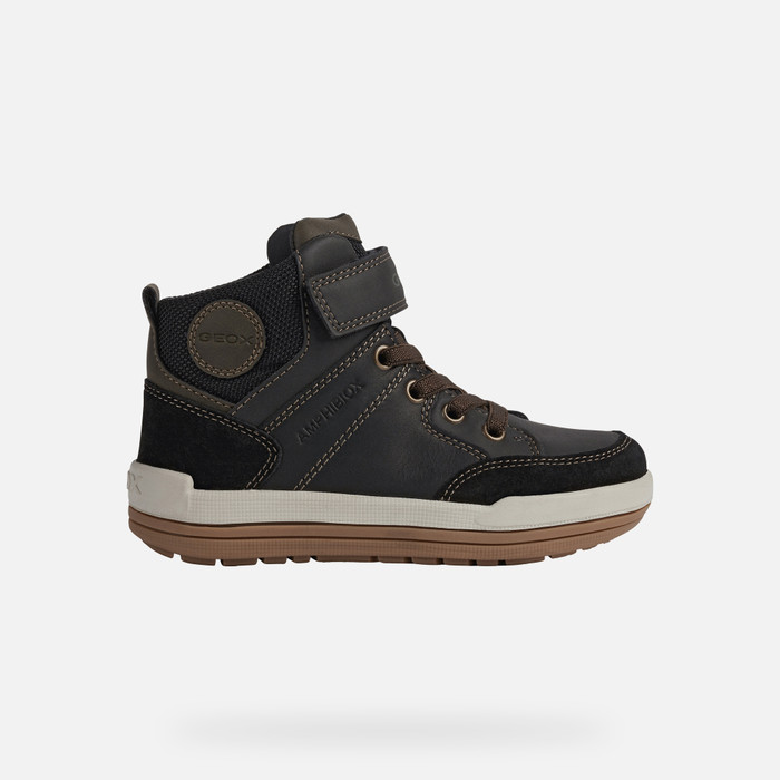 Geox® CHARZ B ABX A: Waterproof Shoes black Junior Boy | Geox®