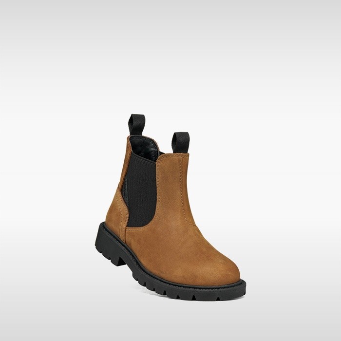 Stiefeletten SHAYLAX JUNIOR Cognac/Schwarz | GEOX