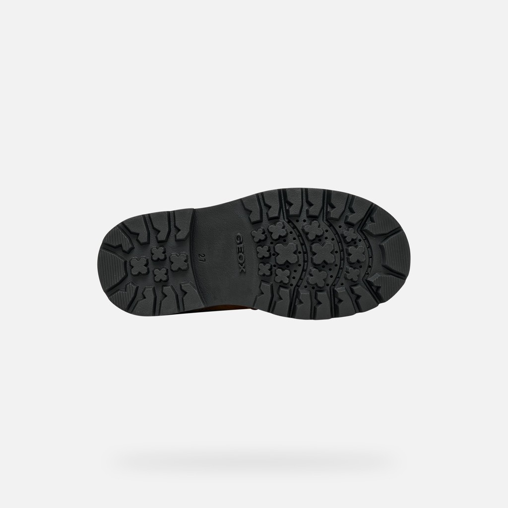 Stiefeletten SHAYLAX JUNIOR Cognac/Schwarz - image number 6 | GEOX