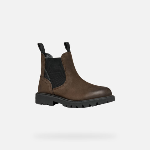 Chelsea boots SHAYLAX JUNIOR Coffee/Black - image number 2 | GEOX