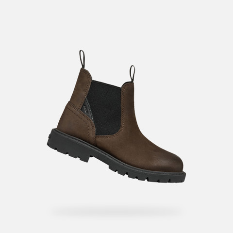 Chelsea boots SHAYLAX JUNIOR Coffee/Black - image number 0 | GEOX