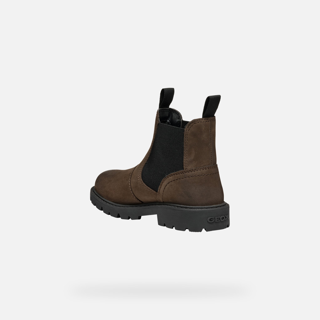 Chelsea boots SHAYLAX JUNIOR Coffee/Black - image number 3 | GEOX