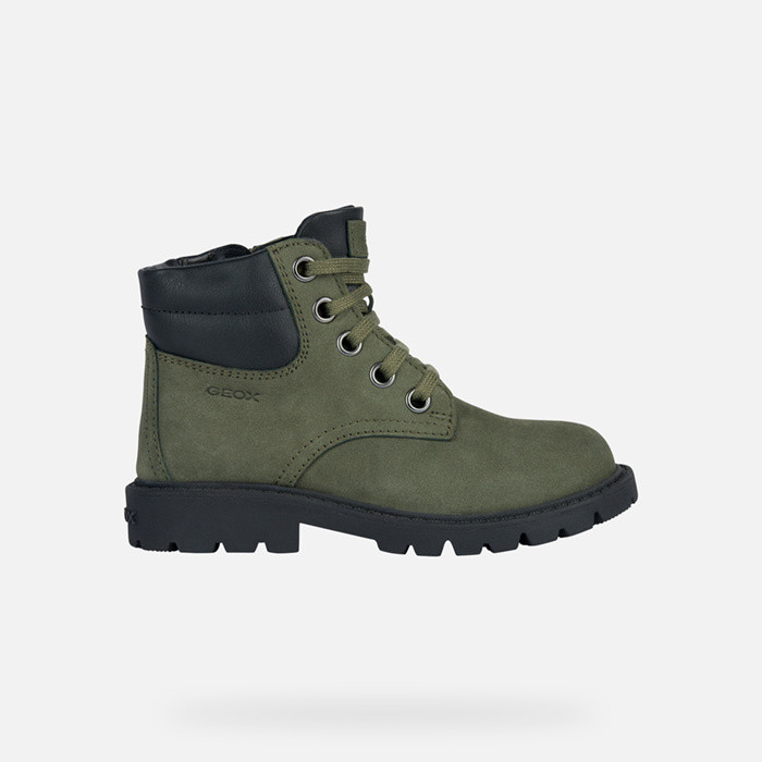 Mid calf boots SHAYLAX BOY Dark Green/Black | GEOX