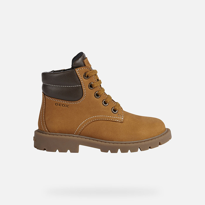Mid calf boots SHAYLAX BOY Yellow/Brown | GEOX