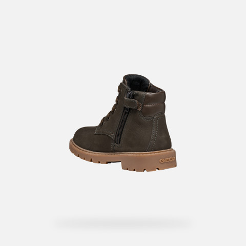 Mid calf boots SHAYLAX BOY Coffee - image number 3 | GEOX