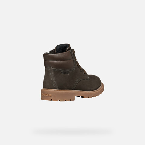 Mid calf boots SHAYLAX BOY Coffee - image number 4 | GEOX
