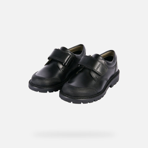 leather shoes SHAYLAX BOY Black - image number 7 | GEOX