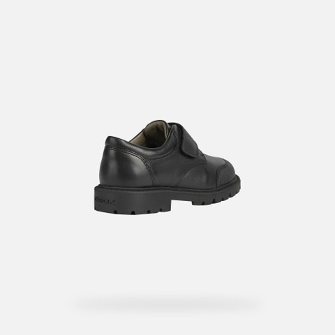 leather shoes SHAYLAX BOY Black - image number 4 | GEOX