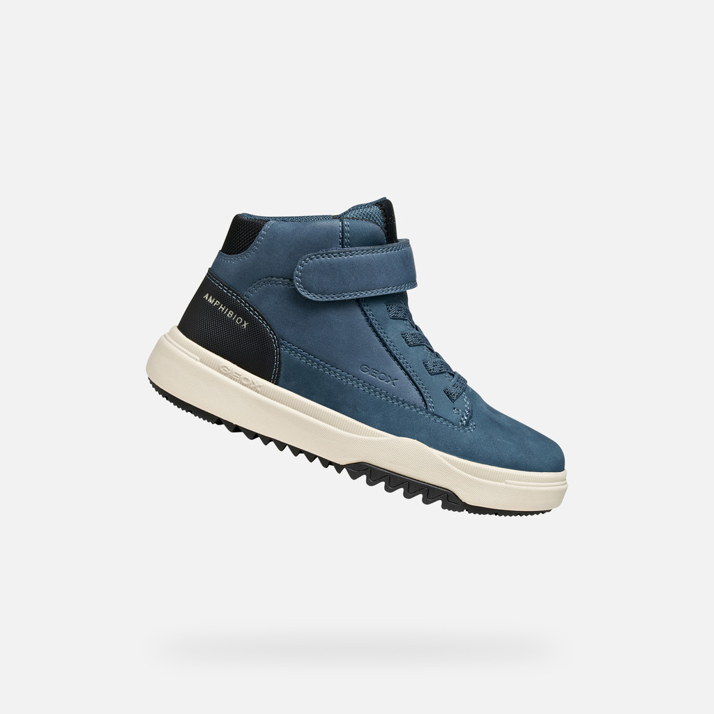 Waterproof boots BUNSHEE ABX BOY Denim/Black - image number 0 | GEOX