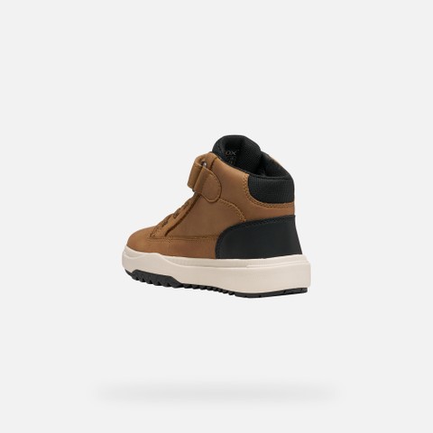 Waterproof ankle boots BUNSHEE ABX BOY Brown - image number 3 | GEOX