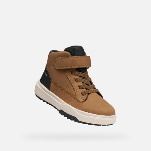Waterproof ankle boots BUNSHEE ABX BOY Brown - image number 4 | GEOX