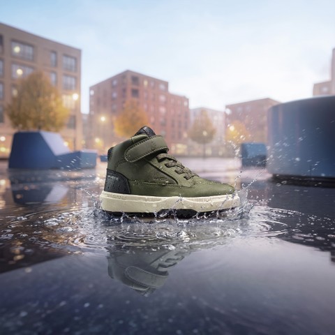 Wasserfeste Stiefeletten BUNSHEE ABX JUNGE Milit&auml;rgr&uuml;n - image number 1 | GEOX
