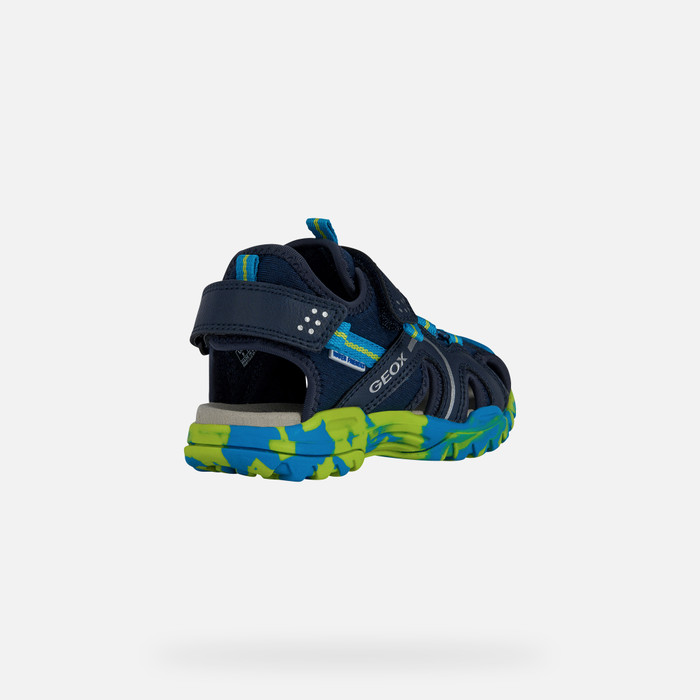 BOREALIS: Online Geox ® Navy Toe Closed Junior Sandals | Boy\'s Geox®