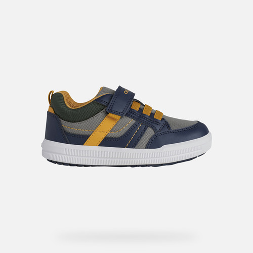 Sneakers ARZACH BOY Navy/Dark Yellow | GEOX