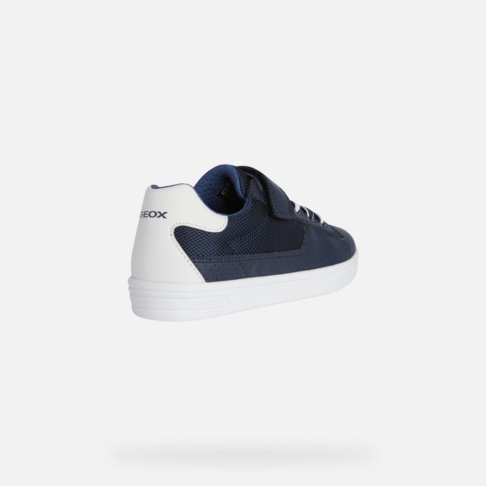 Geox® DJROCK Junior Boy: Navy Sneakers | Geox® Online