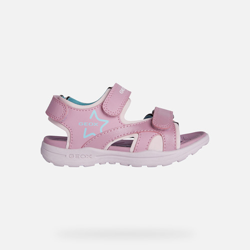 Sandals VANIETT GIRL Pink/Aqua | GEOX