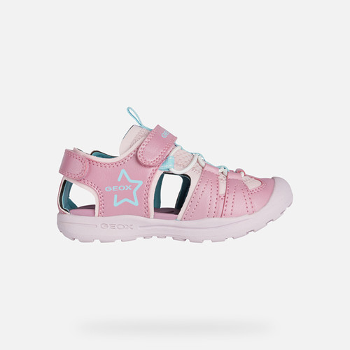 Sandals VANIETT GIRL Pink/Aqua | GEOX