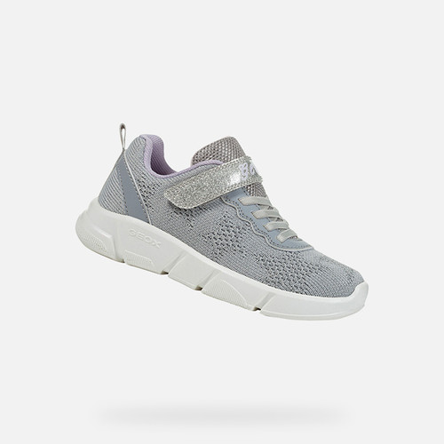 SNEAKERS FILLE ARIL FILLE - ARGENT/LILAS
