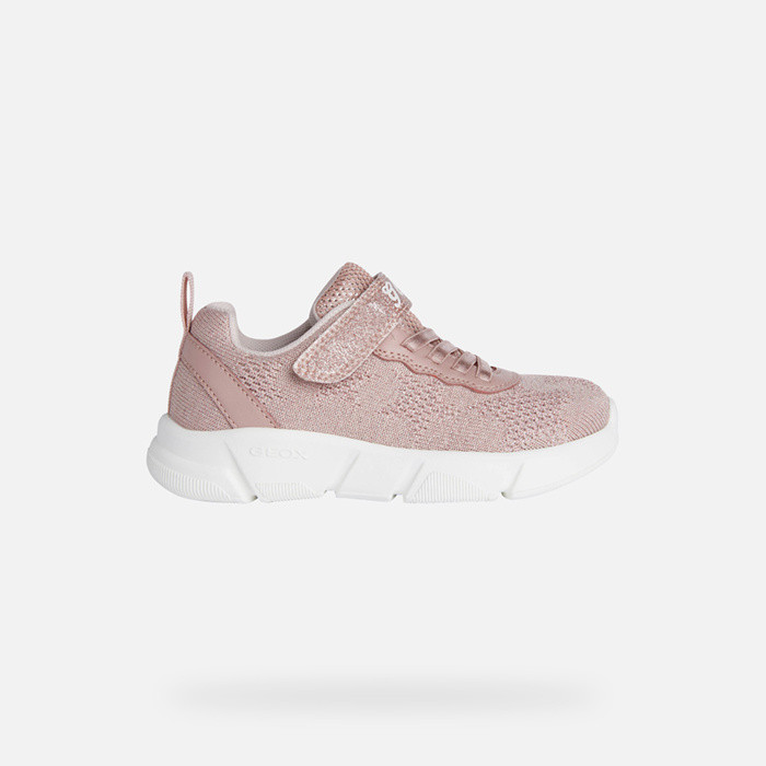 Sneakers with straps ARIL GIRL Light Rose | GEOX