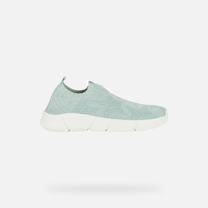 Laceless sneakers ARIL JUNIOR Light sage | GEOX