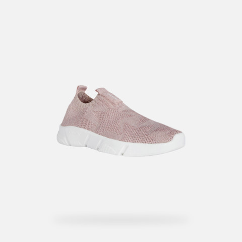 Laceless sneakers ARIL JUNIOR Light Rose - image number 2 | GEOX