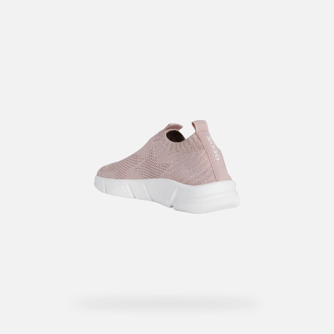 Laceless sneakers ARIL JUNIOR Light Rose - image number 3 | GEOX