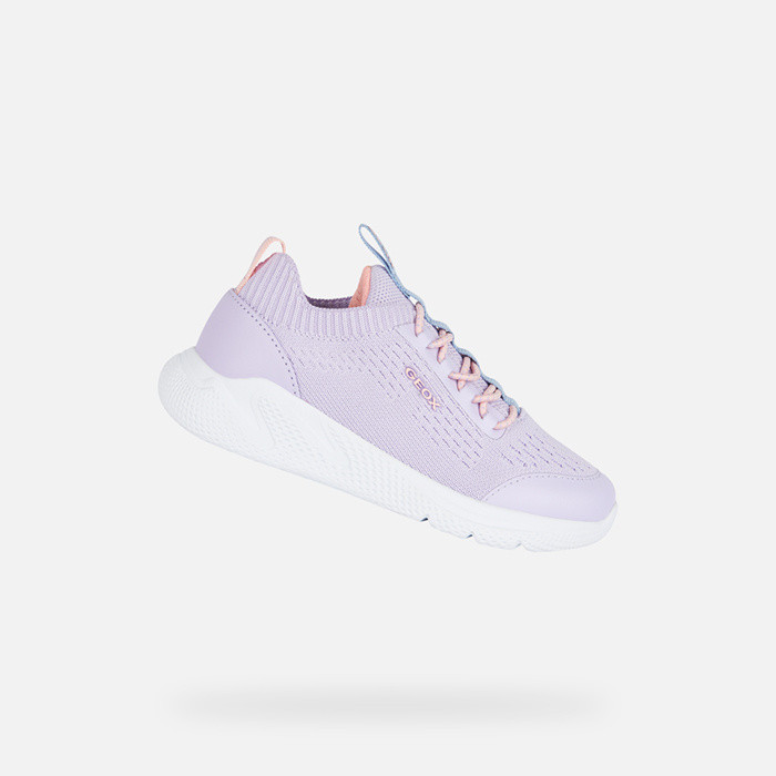 Low top sneakers SPRINTYE JUNIOR Lilac/Light coral | GEOX