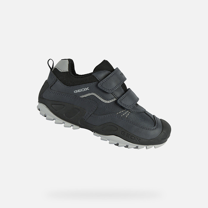 Velcro shoes NEW SAVAGE BOY Navy/Grey | GEOX