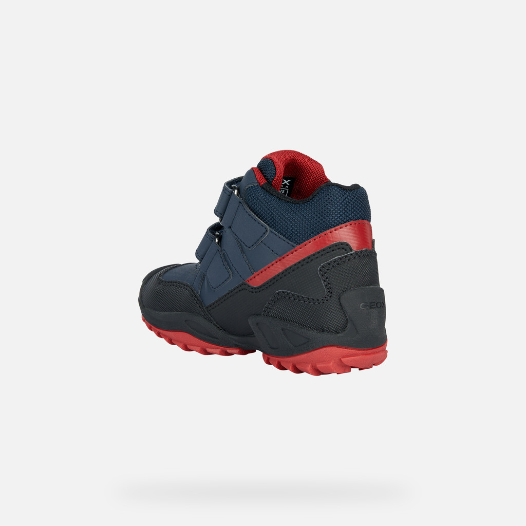 SNEAKERS BOY NEW SAVAGE ABX BOY - NAVY/RED