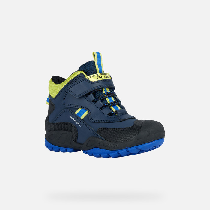 NEW Jungen Wasserdichte B Geox® Navyblaue Schuhe SAVAGE A: Geox® |