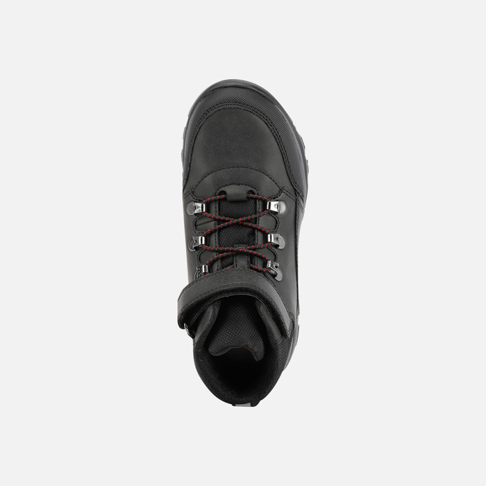 Geox® XUNDAY: Junior Boy's Black Boots | FW22 Geox®