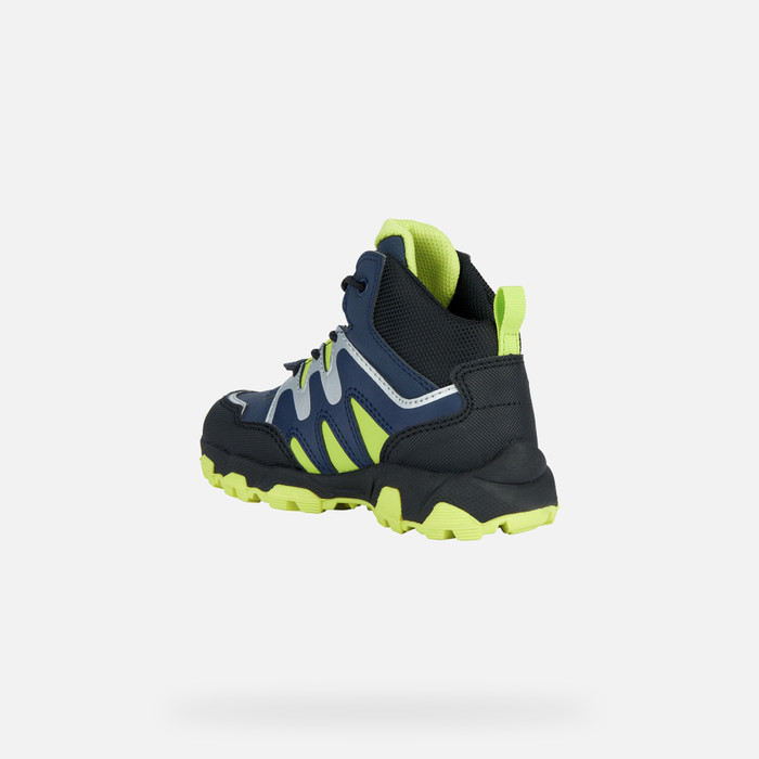 Geox® MAGNETAR B ABX: Waterproof Shoes Navy Blue Kids | Geox®