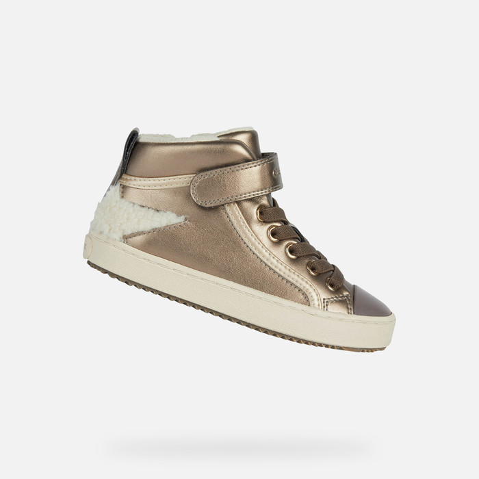 textbook Holiday Importance Geox® KALISPERA : Girl's Lead High Top Sneakers | FW22 Geox®