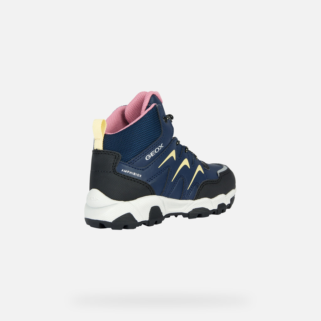 Geox Magnetar Abx Sneaker Junior 13K Navy Lt Yellow