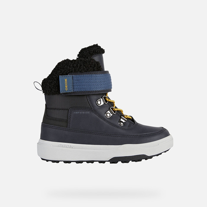 Waterproof boots BUNSHEE PG ABX JUNIOR Navy/Black | GEOX