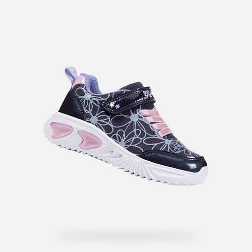 LIGHT-UP SHOES GIRL ASSISTER GIRL - NAVY/PINK