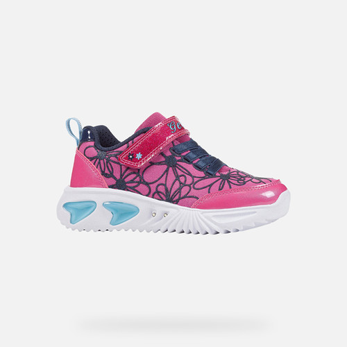 Light-up shoes ASSISTER GIRL Fuchsia/Navy | GEOX