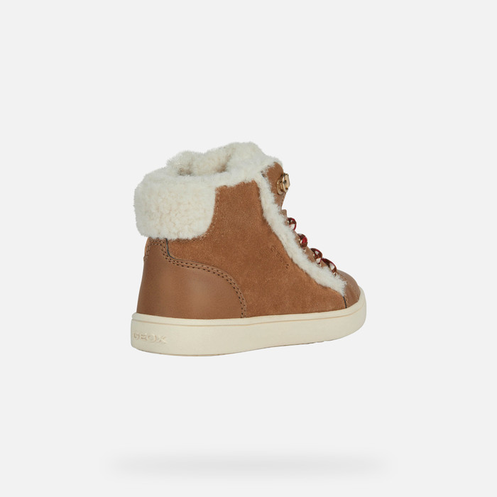 Geox® KATHE: Girl's Whisky High Top Sneakers | Geox® Store